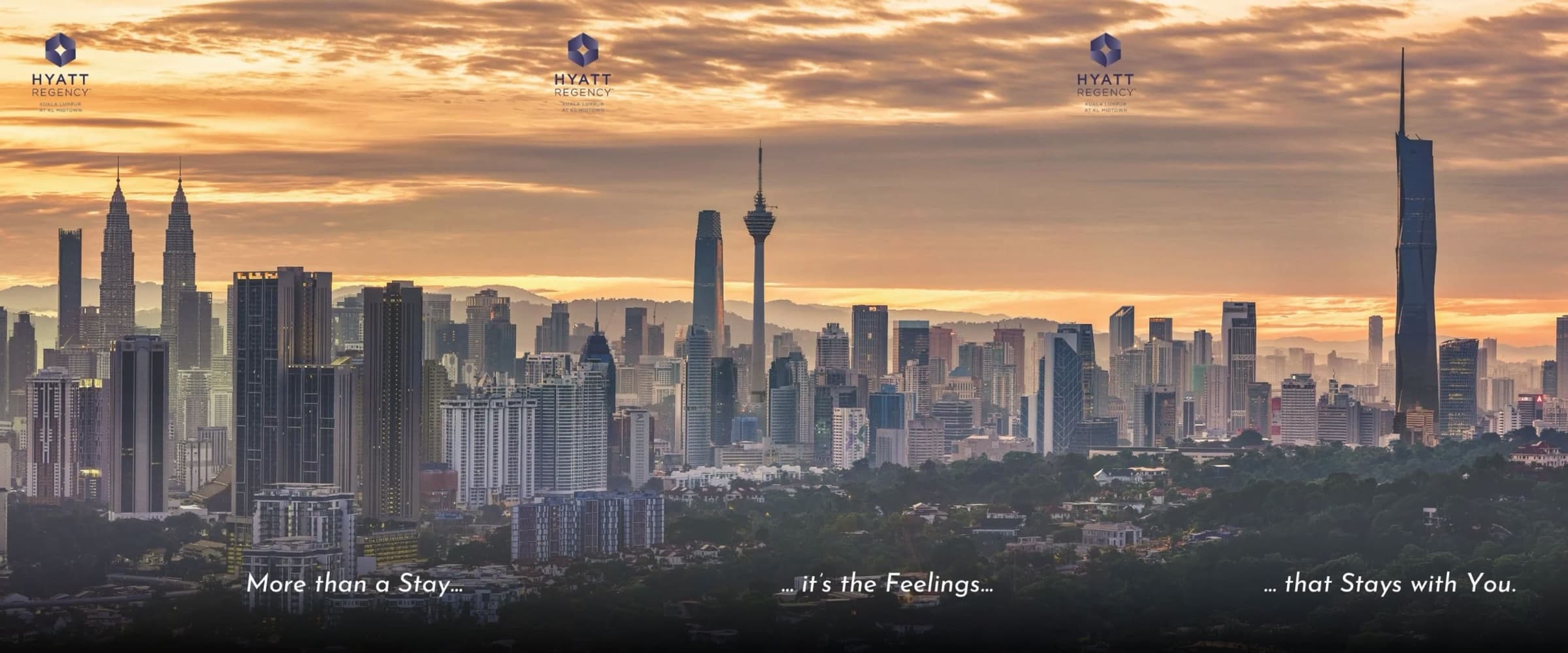 Kuala Lumpur skyline at sunrise: More than a Stay, it's the Feelings, that Stays with You